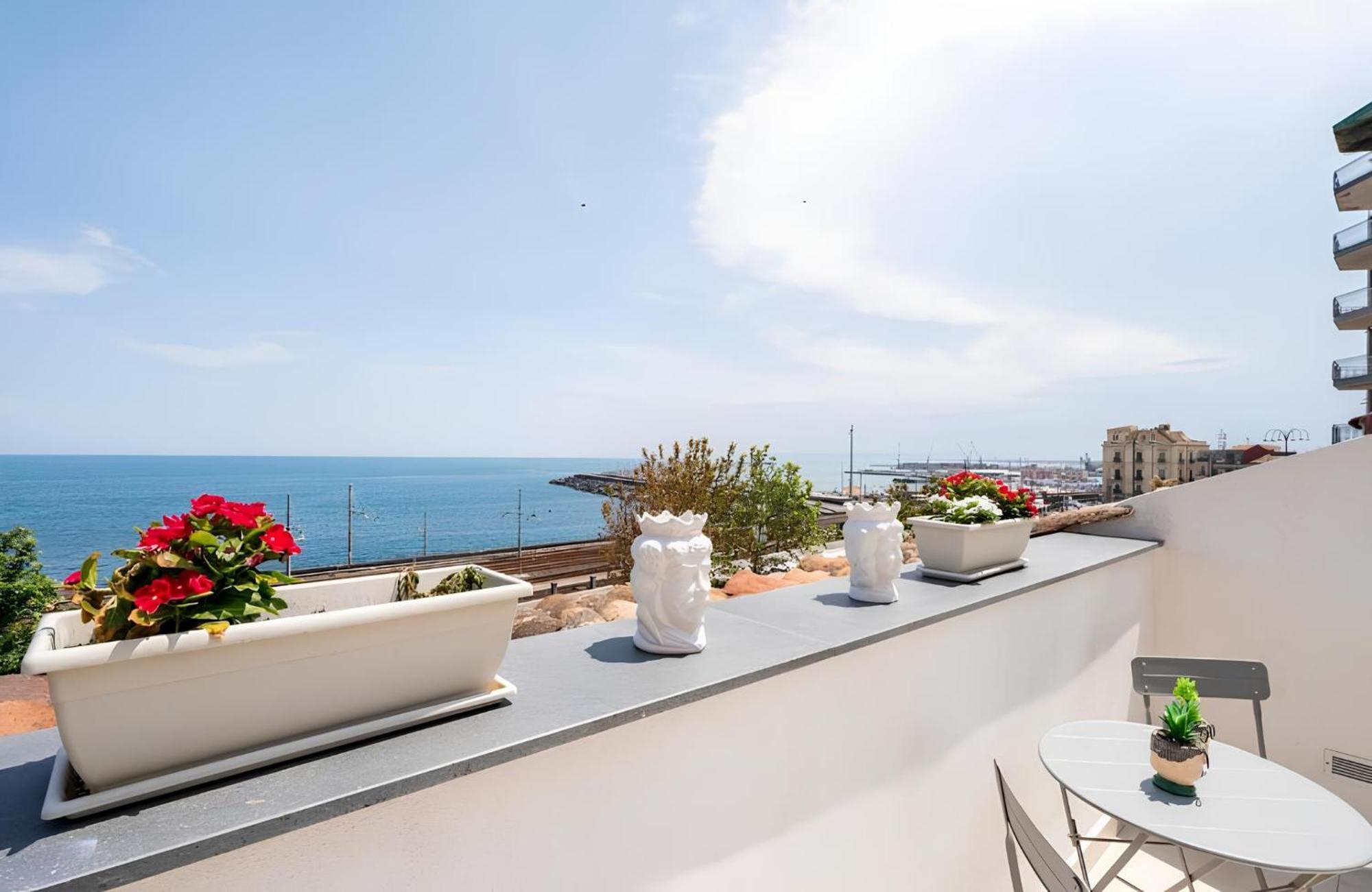 Apartmán Mare Damuri Con Terrazza Vista Mare Katánie Exteriér fotografie